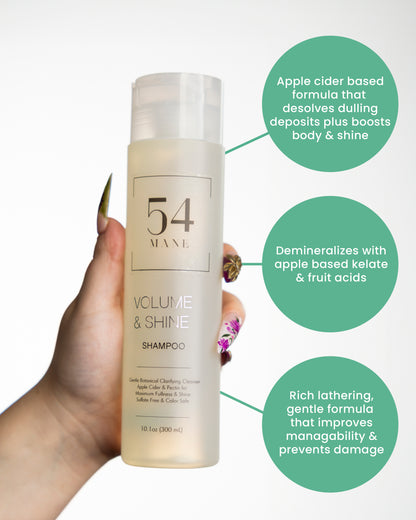 Volume and Shine Shampoo (10 oz)